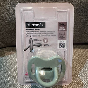 NIP Suavinex Color Essence Pacifier 0-6 Month Soft & Flexible 100% Silicone